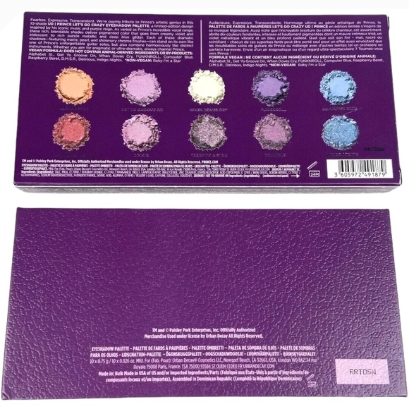 🎀$45 - Urban Decay Prince Let's Go Crazy Eye Palette Limited Edition Collection - Picture 5 of 15